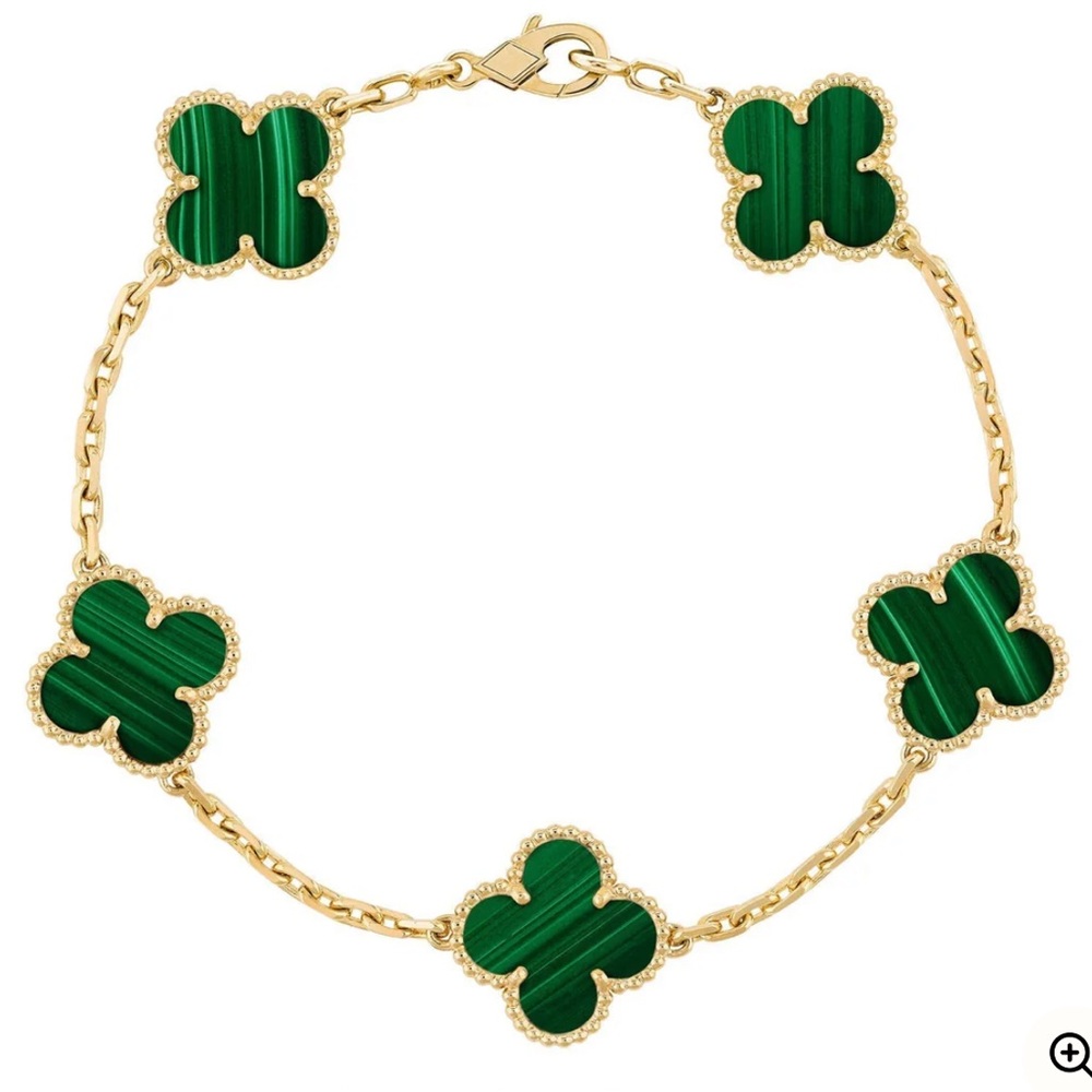Green Clover Bracelet - Picture 5 of 5